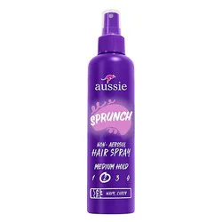 Aussie Sprunch Non-Aerosol Hair Spray For Curly Hair And Wavy Hair - 8.5 Fl. Oz.