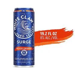 White Claw Surge Blood Orange Hard Seltzer In Cans - 19.2 Fl. Oz.