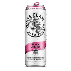 White Claw Black Cherry Sparkling Water In Cans - 19.2 Fl. Oz.