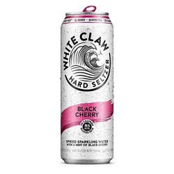 White Claw Black Cherry Sparkling Water In Cans - 19.2 Fl. Oz.
