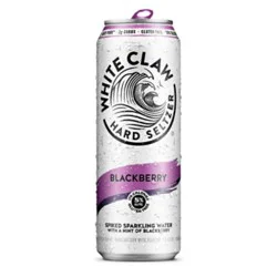 White Claw Blackberry Hard Seltzer In Cans - 19.2 Fl. Oz.