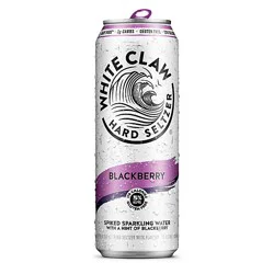 White Claw Blackberry Hard Seltzer In Cans - 19.2 Fl. Oz.