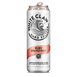 White Claw Ruby Grapefruit Sparkling Water In Cans - 19.2 Fl. Oz.