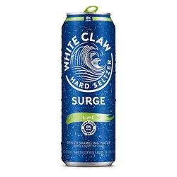 White Claw Natural Lime Hard Seltzer Surge In Cans - 19.2 Fl. Oz.