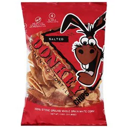 Donkey Brands Salted Tortilla Chips - 11 Oz