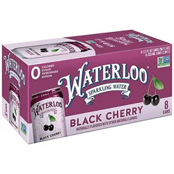 Waterloo Black Cherry Sparkling Water - 8-12 Fl. Oz.