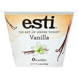 Esti Greek Yogurt Vanilla - 5.3 Fl. Oz.