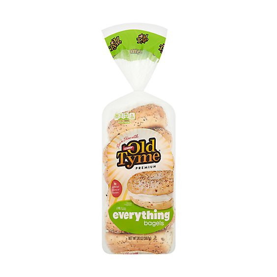 slide 1 of 1, Schmidt Old Tyme Everything Bagels 6 Count - 20 Oz, 20 oz