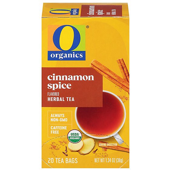 slide 1 of 1, O Organics Cinnamon Spice Tea - 20 Count, 20 ct