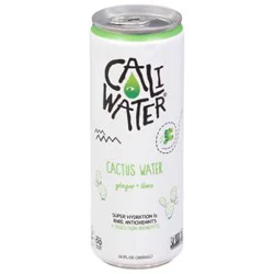 Caliwater Cactus Water Ginger Lime -12 Fl. Oz.
