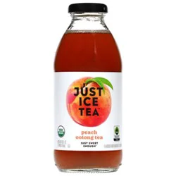 Eat The Change Just Ice Tea Peach Oolong Organic - 16 Fl. Oz.