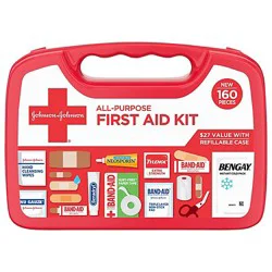 J&j All-Purpose 160ct First Aid Kit - Ea