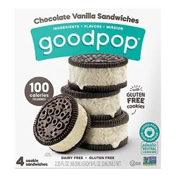 Goodpop Chocolate Vanilla Ice Cream Sandwich - 9 Fl. Oz.