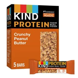 Kind Protein Crunchy Peanut Butter Gluten Free Protein Bars - 5-1.76 Oz