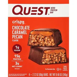 Quest Hero Chocolate Caramel Pecan Bar - 4-8.48 Oz