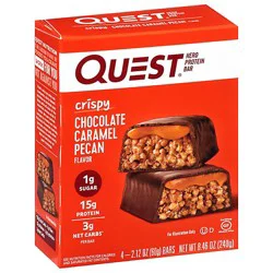 Quest Hero Chocolate Caramel Pecan Bar - 4-8.48 Oz