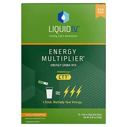 Liquid Iv Energy Yuzu Pineapple 15 Count - 8.4 Oz
