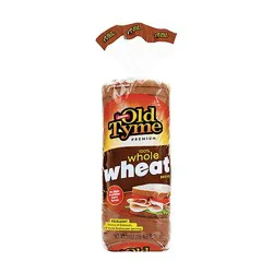 Schmidt Old Tyme Premium Whole Wheat 100% Soft Bread Loaf - 20 Oz
