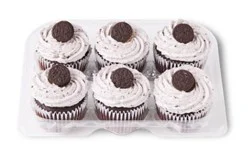 Cookies N Creme Cupcakes 6 Count - Each