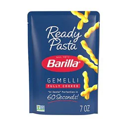 Barilla Ready Pasta Fully Cooked Gemelli - 7 Oz