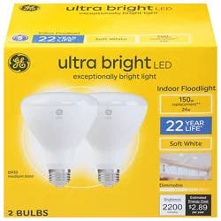 Ge 150 Watt Indoor Soft White Flood Light Bulb - 2 Count