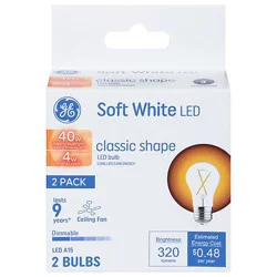 Ge Led 40w Sw Ceiling Fan Clear - 2 Ct