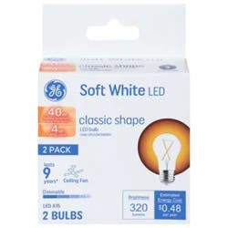 Ge Led 40w Sw Ceiling Fan Clear - 2 Ct