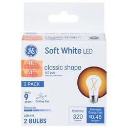 Ge Led 40w Sw Ceiling Fan Clear - 2 Ct