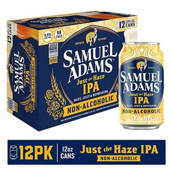 Sam Adams Just The Haze Non-Alcohol In Cans - 12-12 Fl. Oz.