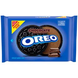 Oreo Chocolate Creme Chocolate Sandwich Cookies Family Size - 18.71 Oz