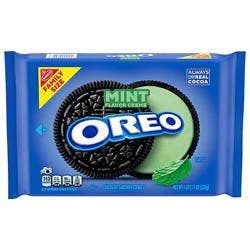 Oreo Mint Creme Chocolate Sandwich Cookies Family Size - 18.71 Oz