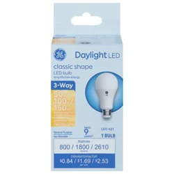 Ge Classic Shape 3-Way Led A21 Light Bulb - Each