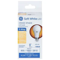 Ge Led 50/150 3way White Cec - 1 Ct