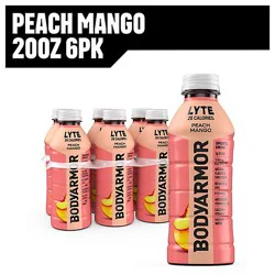 Bodyarmor Lyte Peach Mango Bottles - 6-20 Fl. Oz.