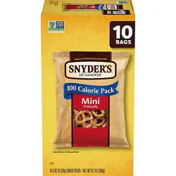 Snyder's Of Hanover Mini Pretzels - 10 Ct - 0.92 Oz