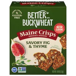 Maine Crisp Savory Fig & Thyme Crisps - 4 Oz