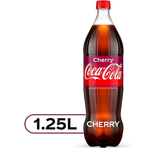 slide 1 of 3, Coca Cola Cherry - 1.25 Liter, 1.25 liter