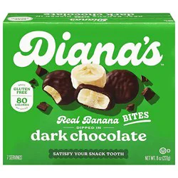 Diana's Dark Chocolate Banana Bites - 8 Oz