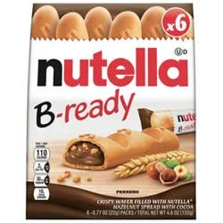 Nutella B-Ready A Crispy Baked Wafer Filled With Creamy Nutella - 4.6 Oz