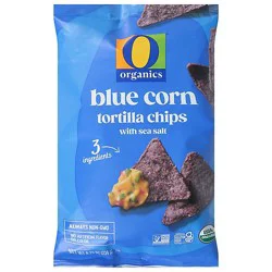 O Organics Blue Corn Tortilla Chips - 8.25 Oz