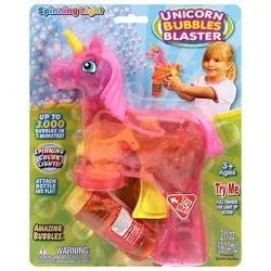 Spinning Lightning Unicorn Bubble Blaster - 2 Fl. Oz.