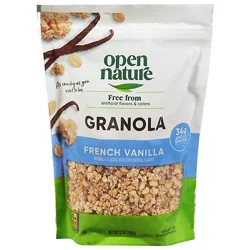 Open Nature French Vanilla Granola - 12 Oz