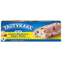 Tastykake Glazed Dippn Sticks Lemon Blueberry Donut Sticks - 6 Count