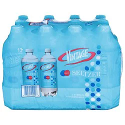 Vintage Regular Seltzer Water - 33.8 Fl. Oz.