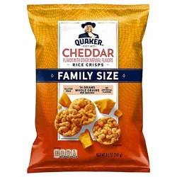 Quaker Rice Crisps Cheddar - 8.5 Oz