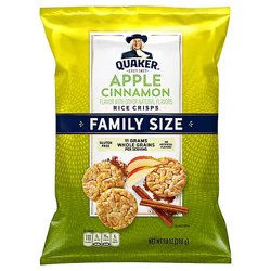 Quaker Rice Crisps Apple Cinnamon - 9.8 Oz