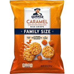 Quaker Rice Crisps Caramel - 9.8 Oz