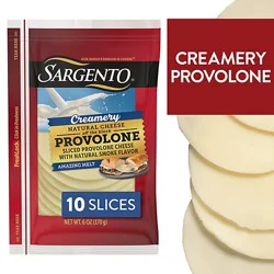 Sargento Creamery Sliced Provolone Natural Cheese - 10 Count