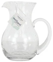 Overjoyed Boutique Seeded Glass Pitcher - Each