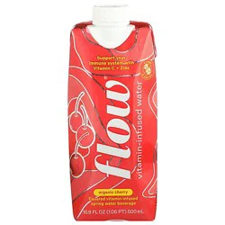 Flow Organic Vitamin Water Cherry - 16.9 Fl. Oz.